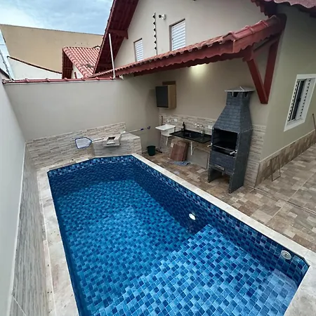Casa Na Praia Com Piscina - Mongagua - Drake House Exterior photo