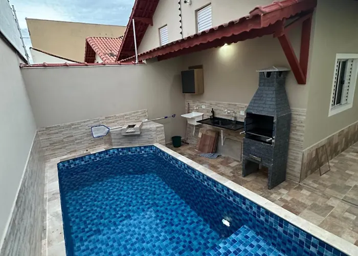 Casa Na Praia Com Piscina - Mongagua - Drake House